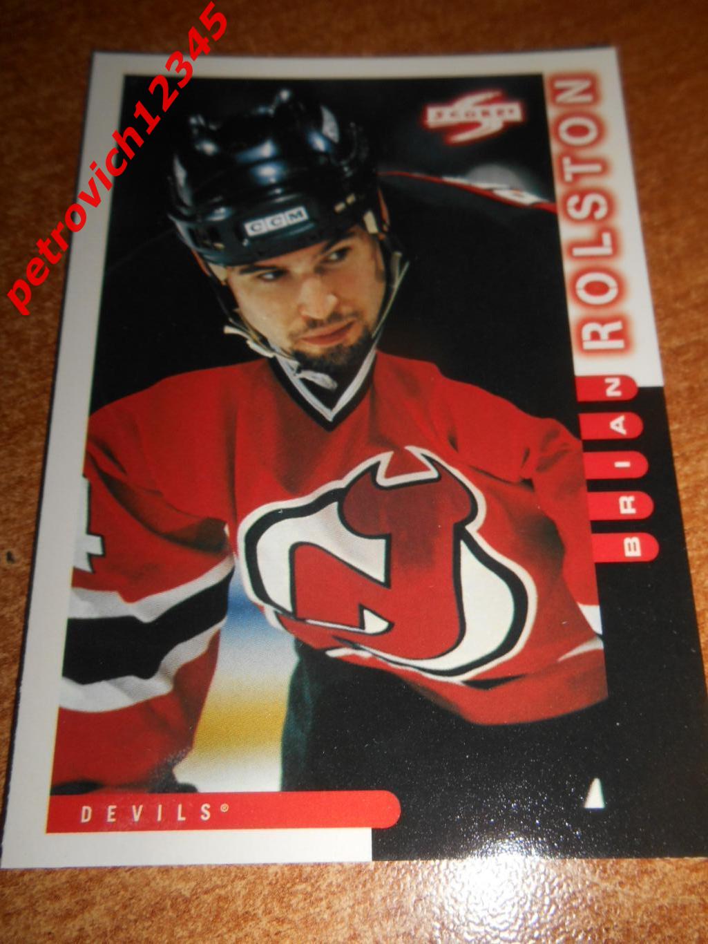 хоккей.карточка - 205 - Brian Rolston - New Jersey Devils