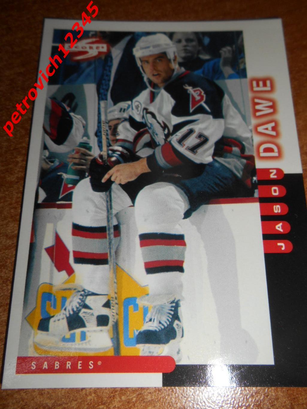хоккей.карточка - 204 - Jason Dawe - Buffalo Sabres