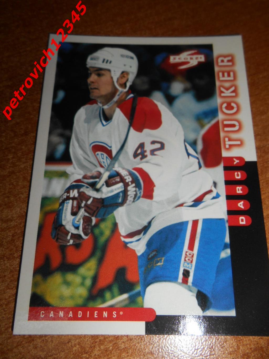 хоккей.карточка - 202 - Darcy Tucker - Montreal Canadiens