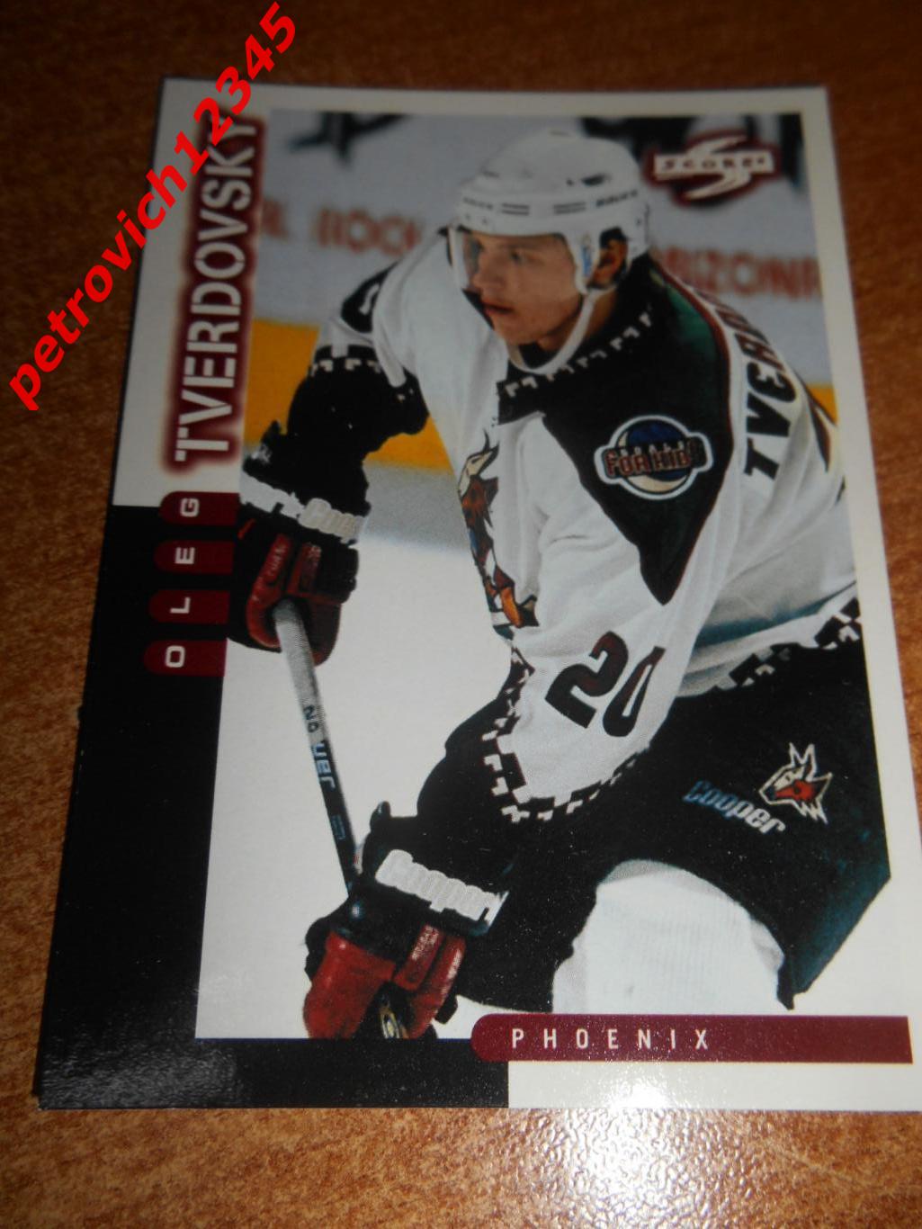 хоккей.карточка - 195 - Oleg Tverdovsky - Phoenix Coyotes