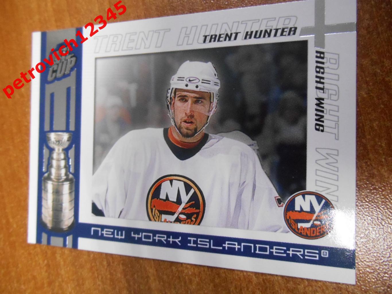 хоккей.карточка - 67 - Trent Hunter - New York Islanders