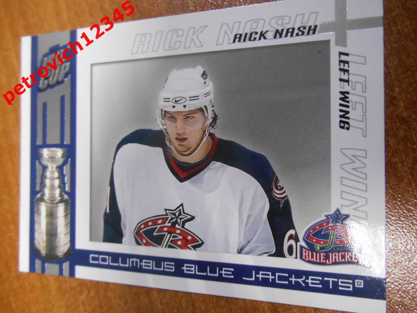 хоккей.карточка - 30 - Rick Nash - Columbus Blue Jackets