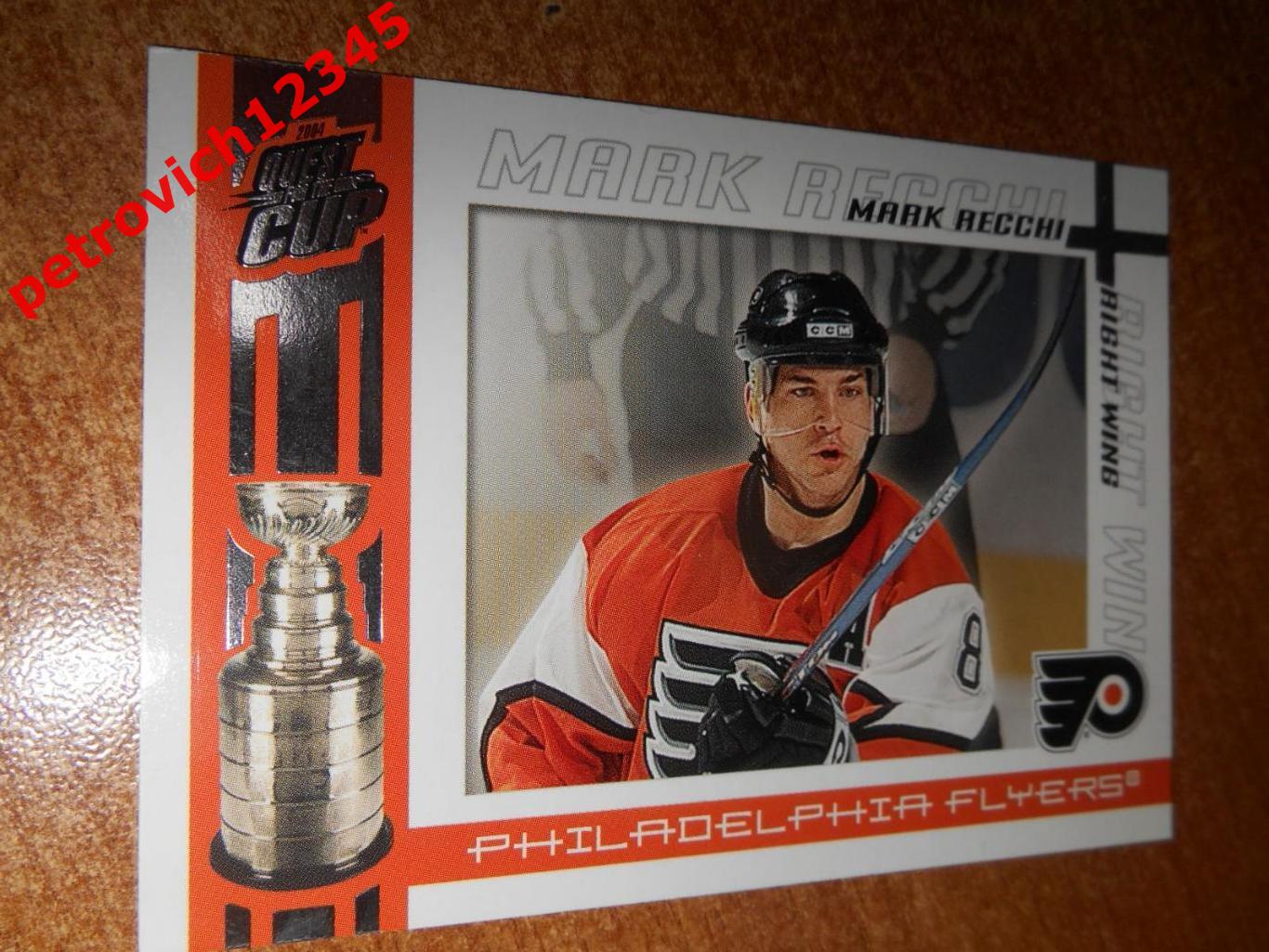 хоккей.карточка - 79 - Mark Recchi - Philadelphia Flyers