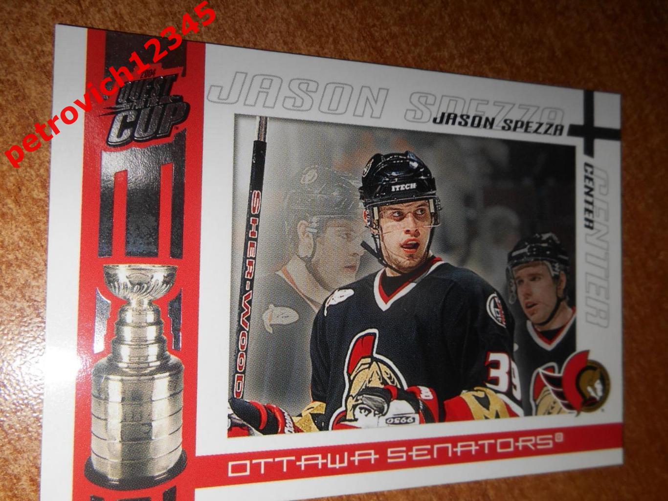 хоккей.карточка - 77 - Jason Spezza - Ottawa Senators