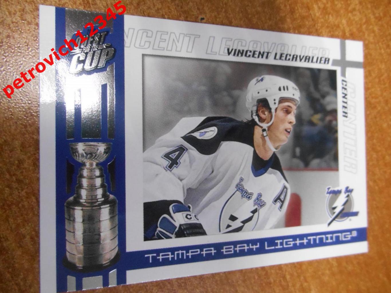 хоккей.карточка - 92 - Vincent Lecavalier - Tampa Bay Lightning