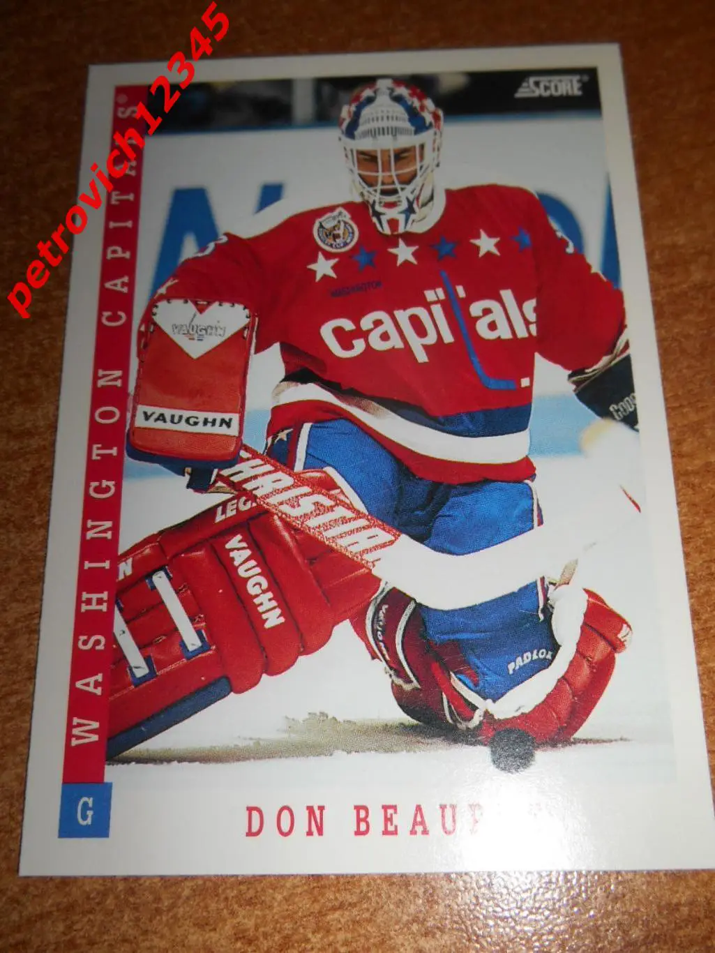 хоккей.карточка - 58 - Don Beaupre - Washington Capitals