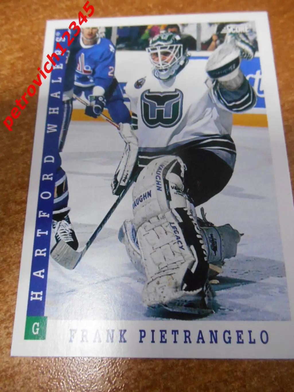 хоккей.карточка - 419 - Frank Pietrangelo - Hartford Whalers