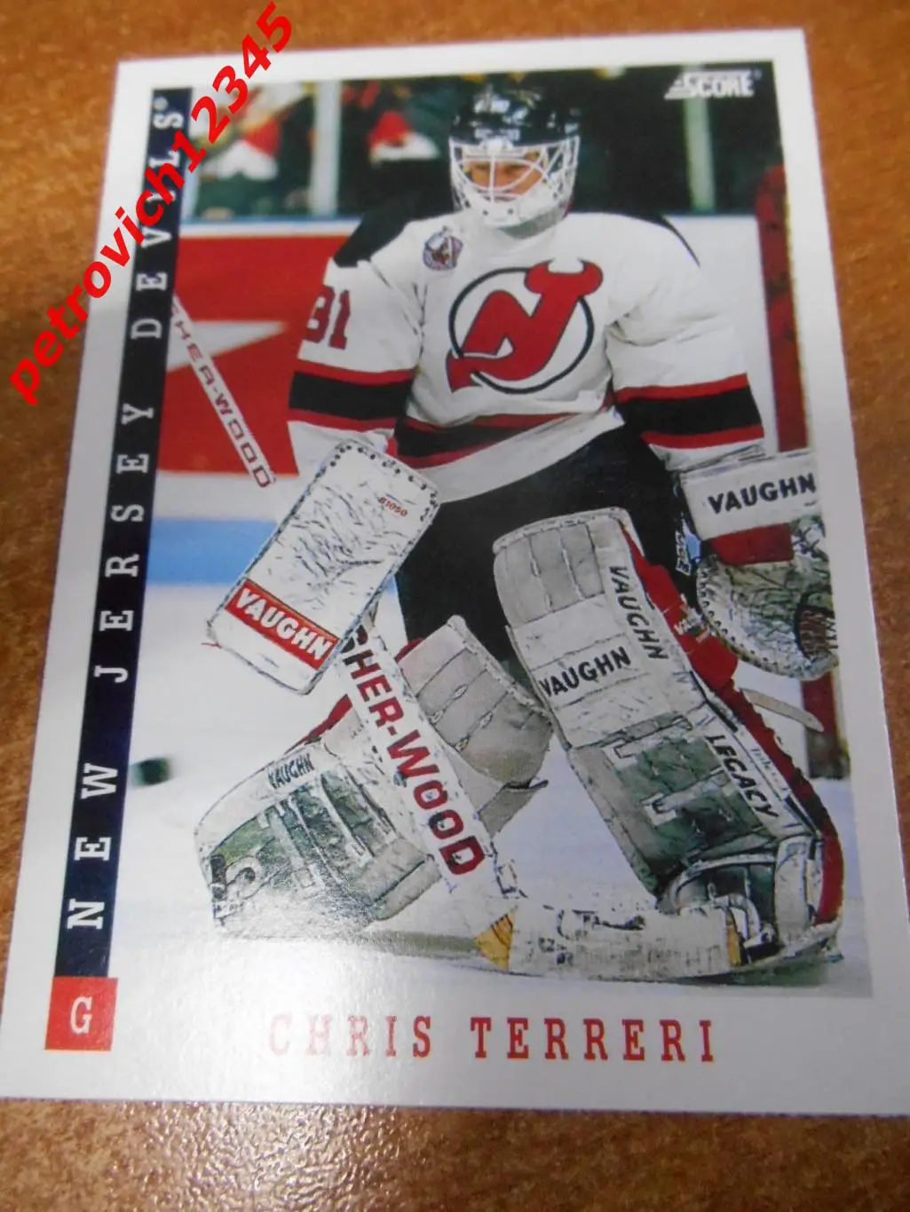 хоккей.карточка - 237 - Chris Terreri - New Jersey Devils
