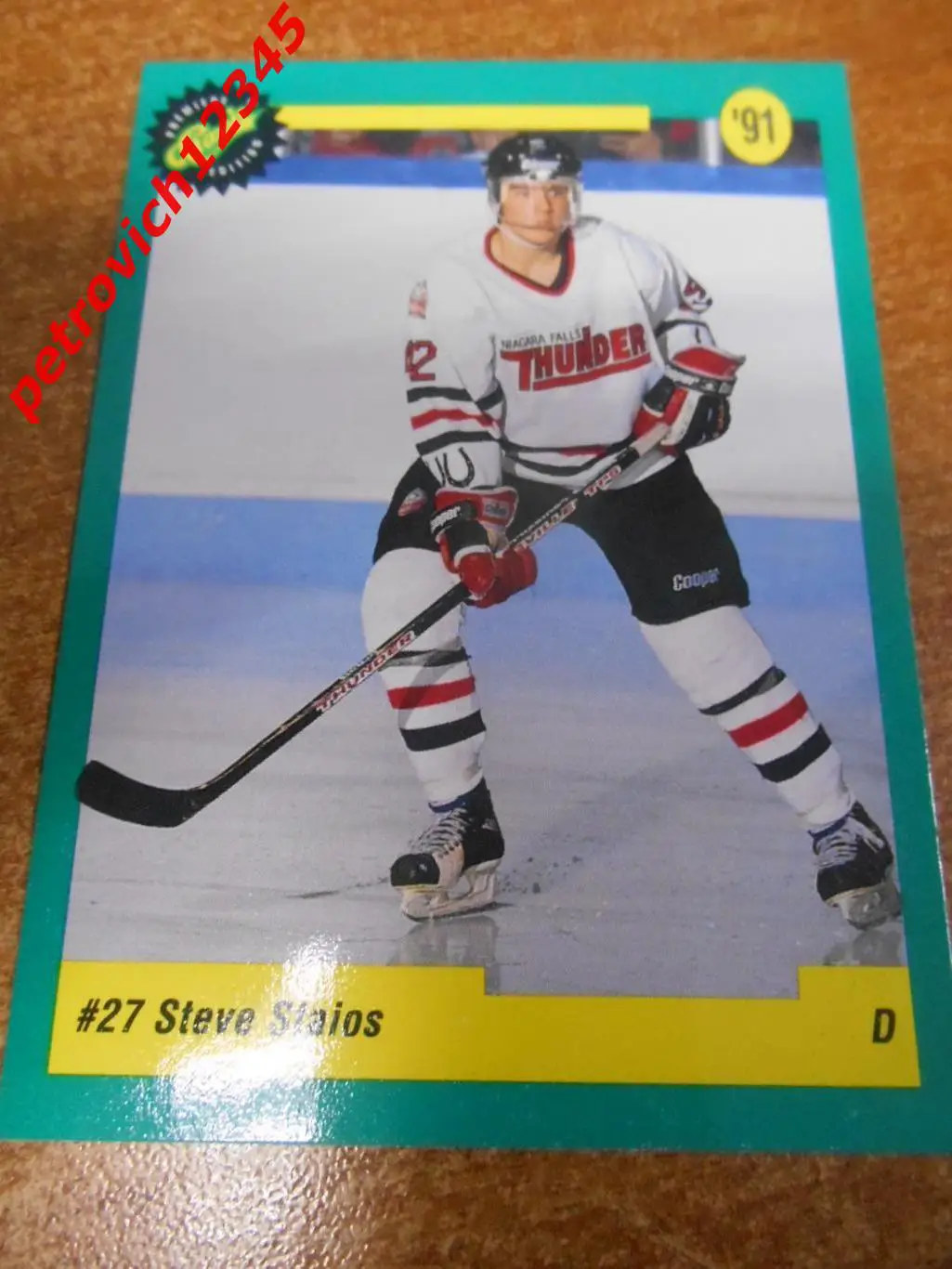 хоккей.карточка - 24 - Steve Staios - St. Louis Blues