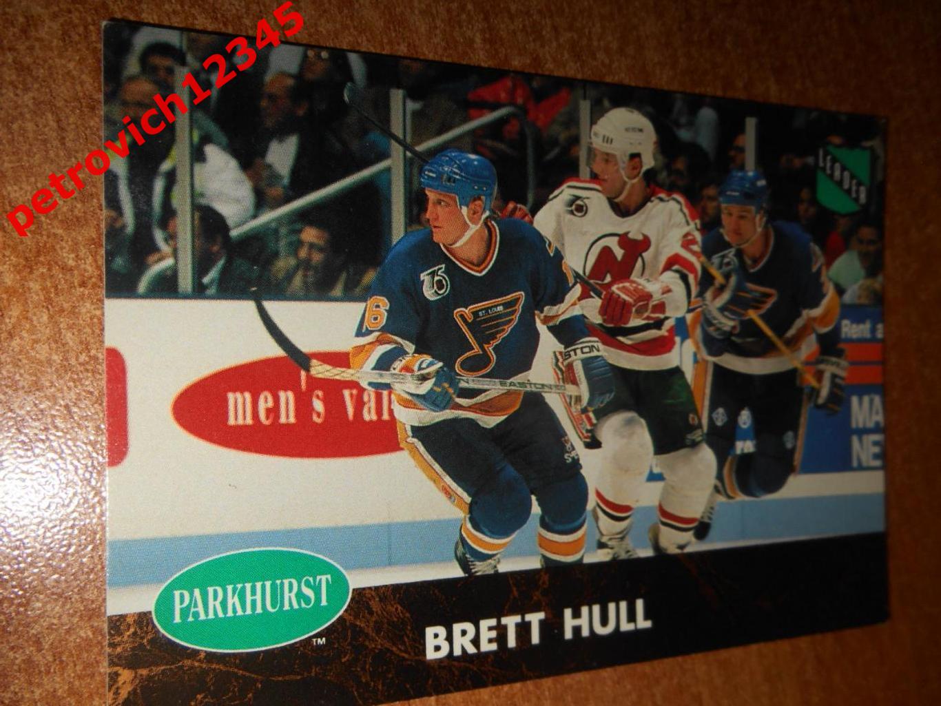хоккей.карточка - 432 - Brett Hull LL - St. Louis Blues