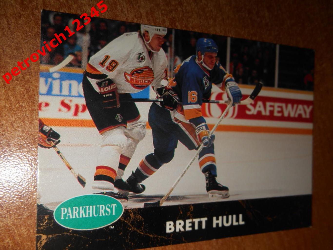 хоккей.карточка - 157 - Brett Hull - St. Louis Blues