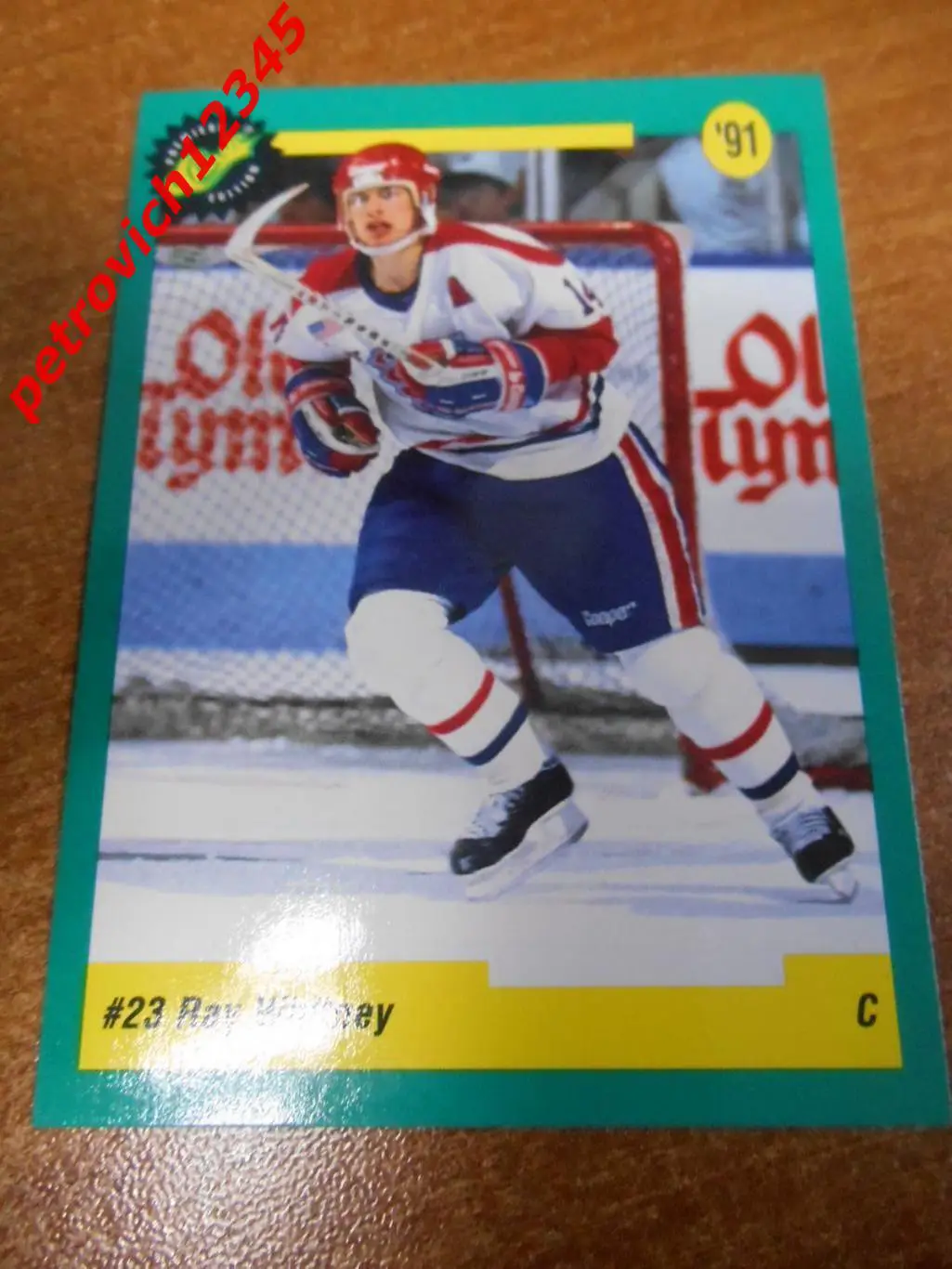 хоккей.карточка - 20 - Ray Whitney - San Jose Sharks