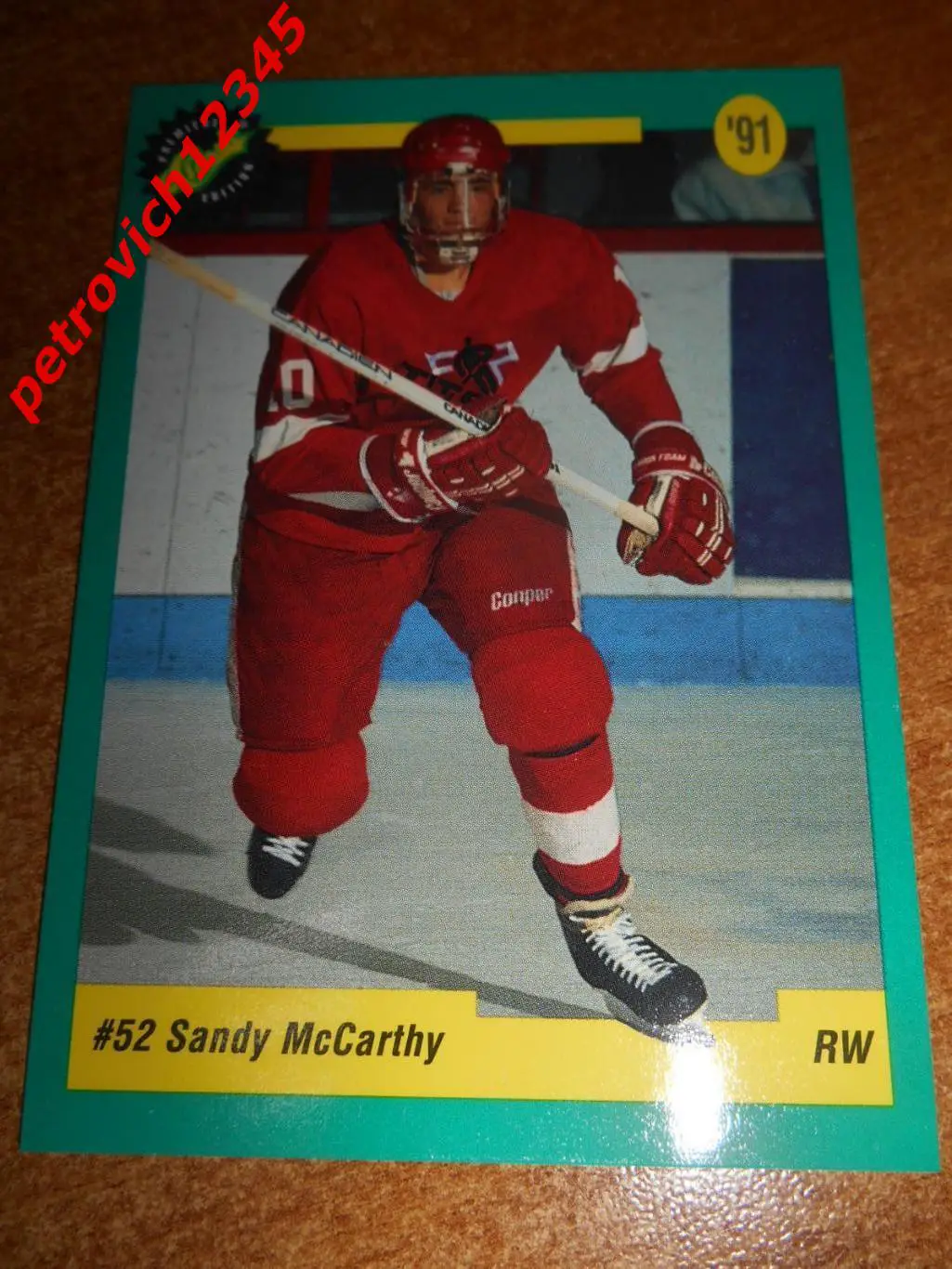 хоккей.карточка - 42 - Sandy McCarthy - Calgary Flames