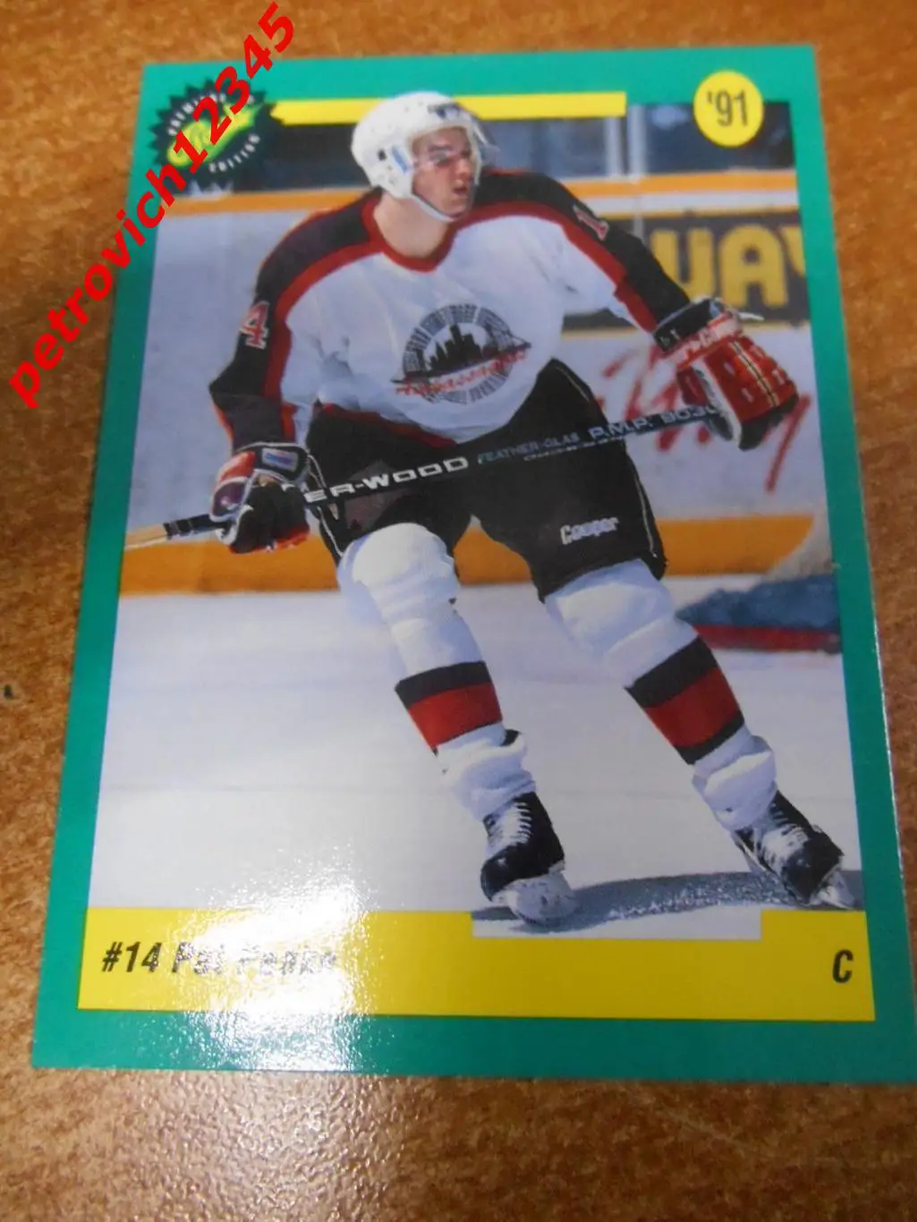 хоккей.карточка - 12 - Pat Peake - Washington Capitals