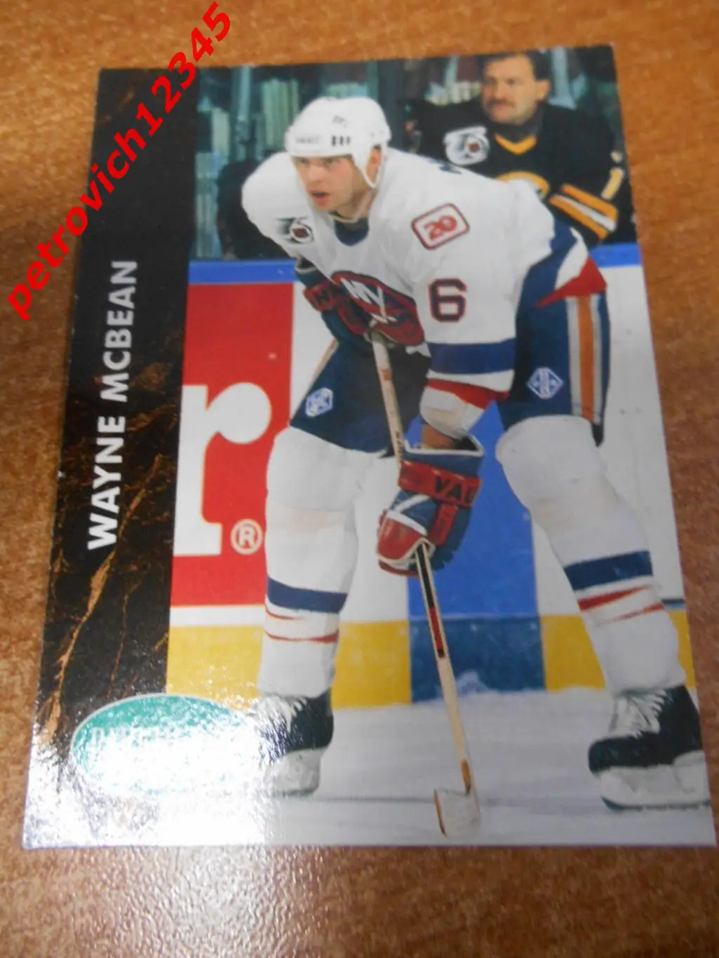 хоккей.карточка - 330 - Wayne McBean - New York Islanders