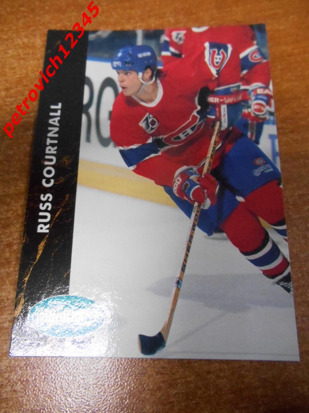 хоккей.карточка - 308 - Russ Courtnall - Montreal Canadiens