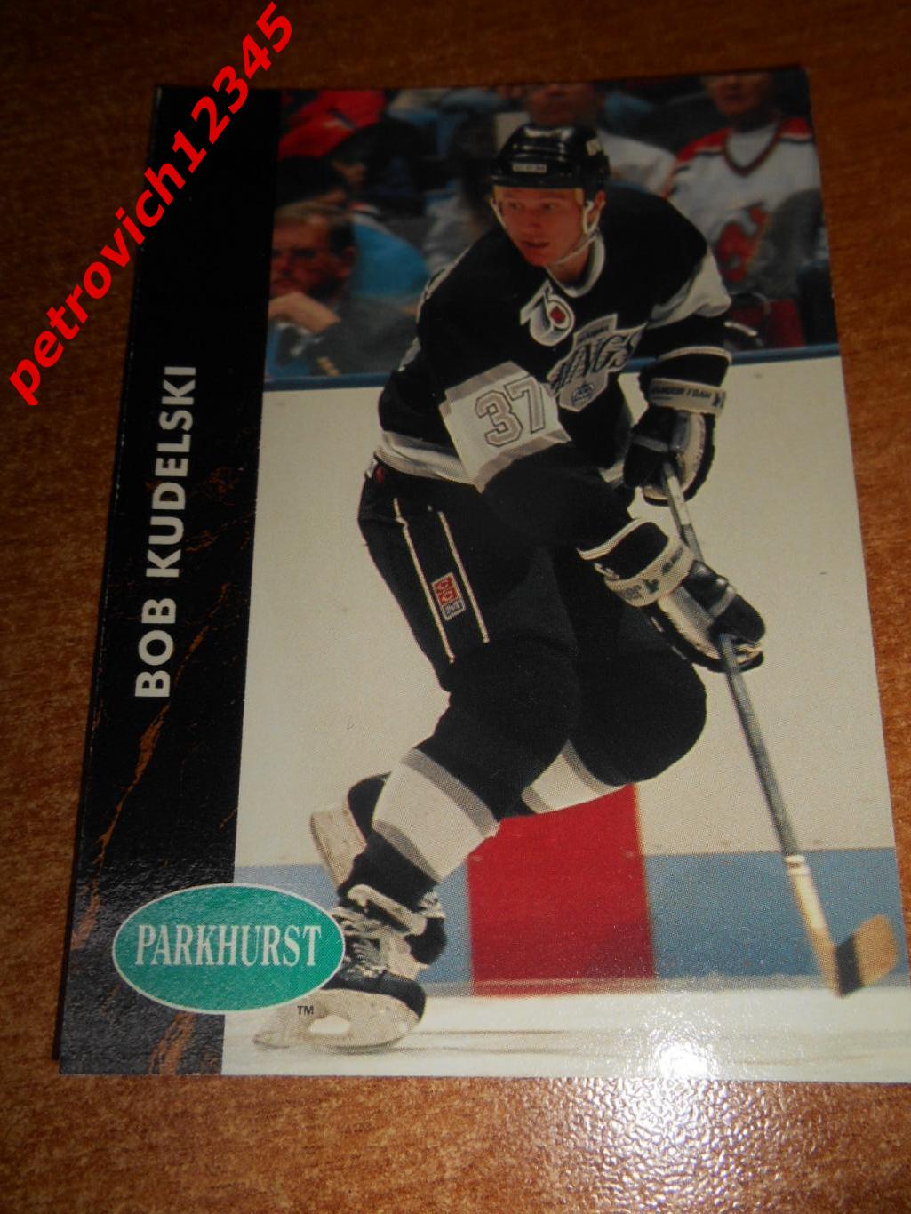 хоккей.карточка - 299 - Bob Kudelski - Los Angeles Kings