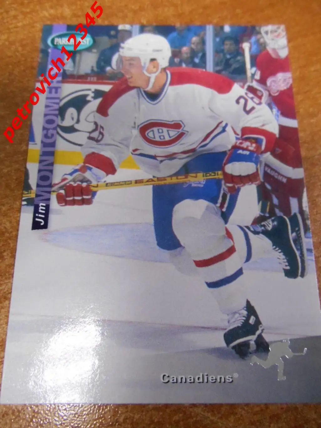 хоккей.карточка - SE93 - Jim Montgomery - Montreal Canadiens