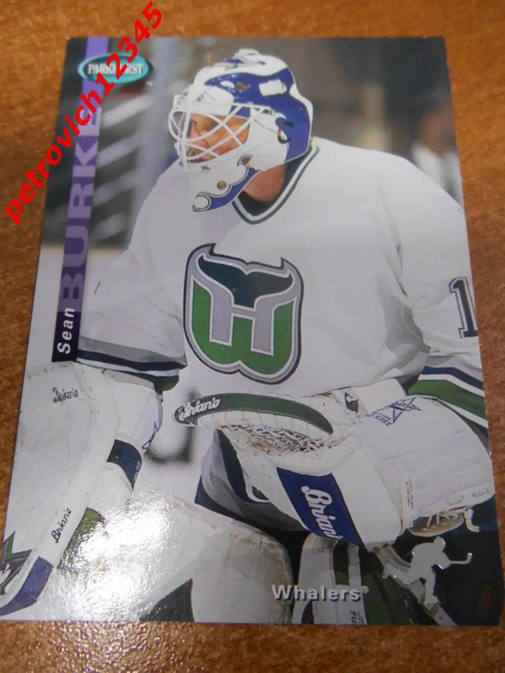 хоккей.карточка - SE71 - Sean Burke - Hartford Whalers