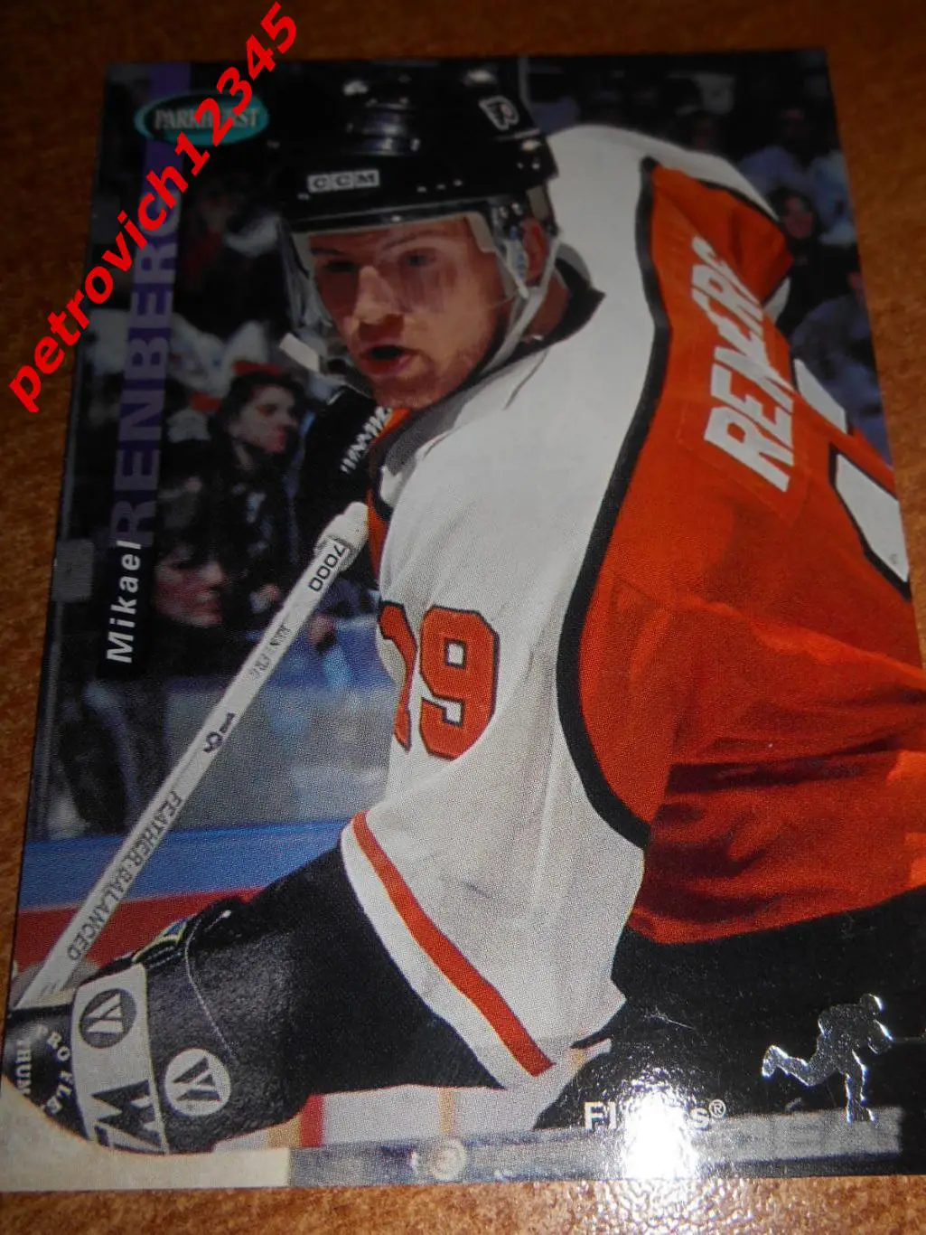 хоккей.карточка - SE129 - Mikael Renberg - Philadelphia Flyers