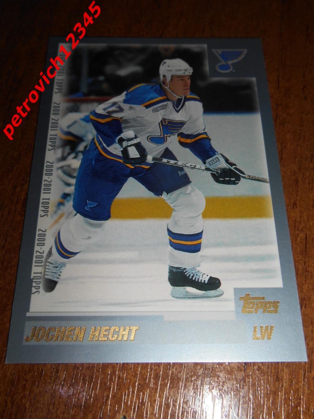 хоккей.карточка - 149 - Jochen Hecht - St. Louis Blues