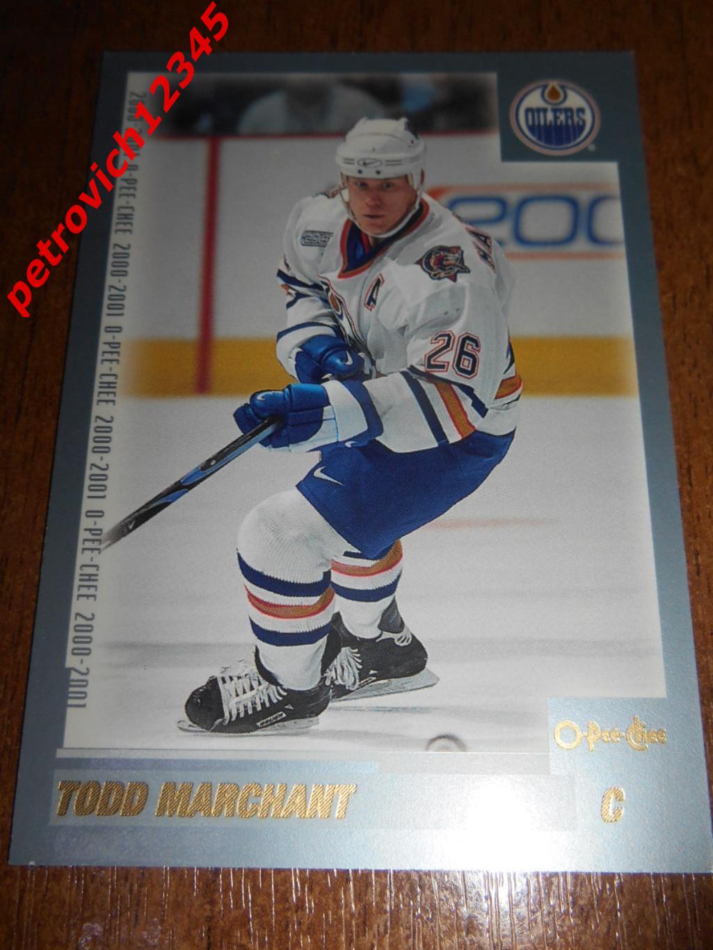 хоккей.карточка - 73 - Todd Marchant - Edmonton Oilers