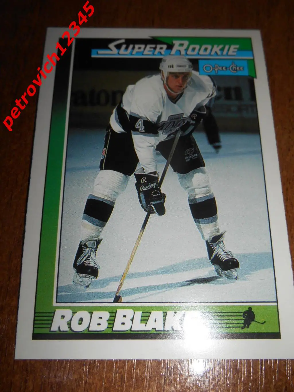 хоккей.карточка - 6 - Rob Blake SR - Los Angeles Kings