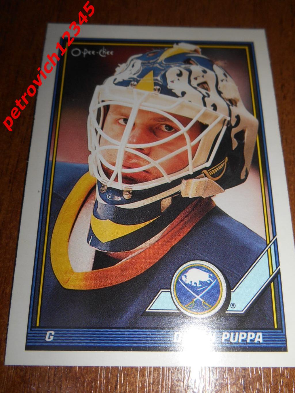 хоккей.карточка - 333 - Daren Puppa - Buffalo Sabres