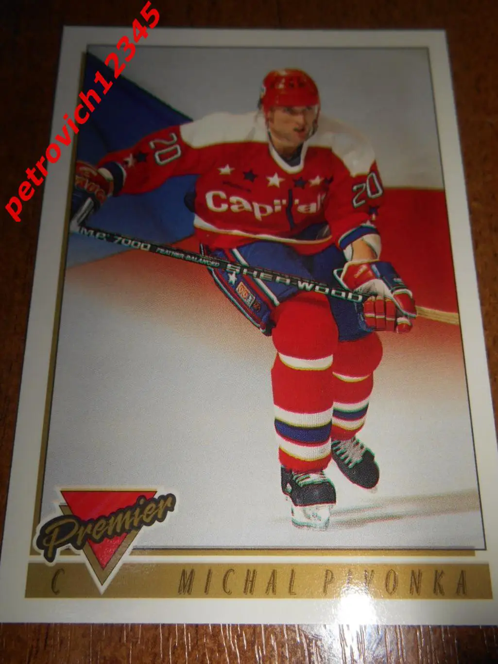 хоккей.карточка - 321 - Michal Pivonka CZE - Washington Capitals