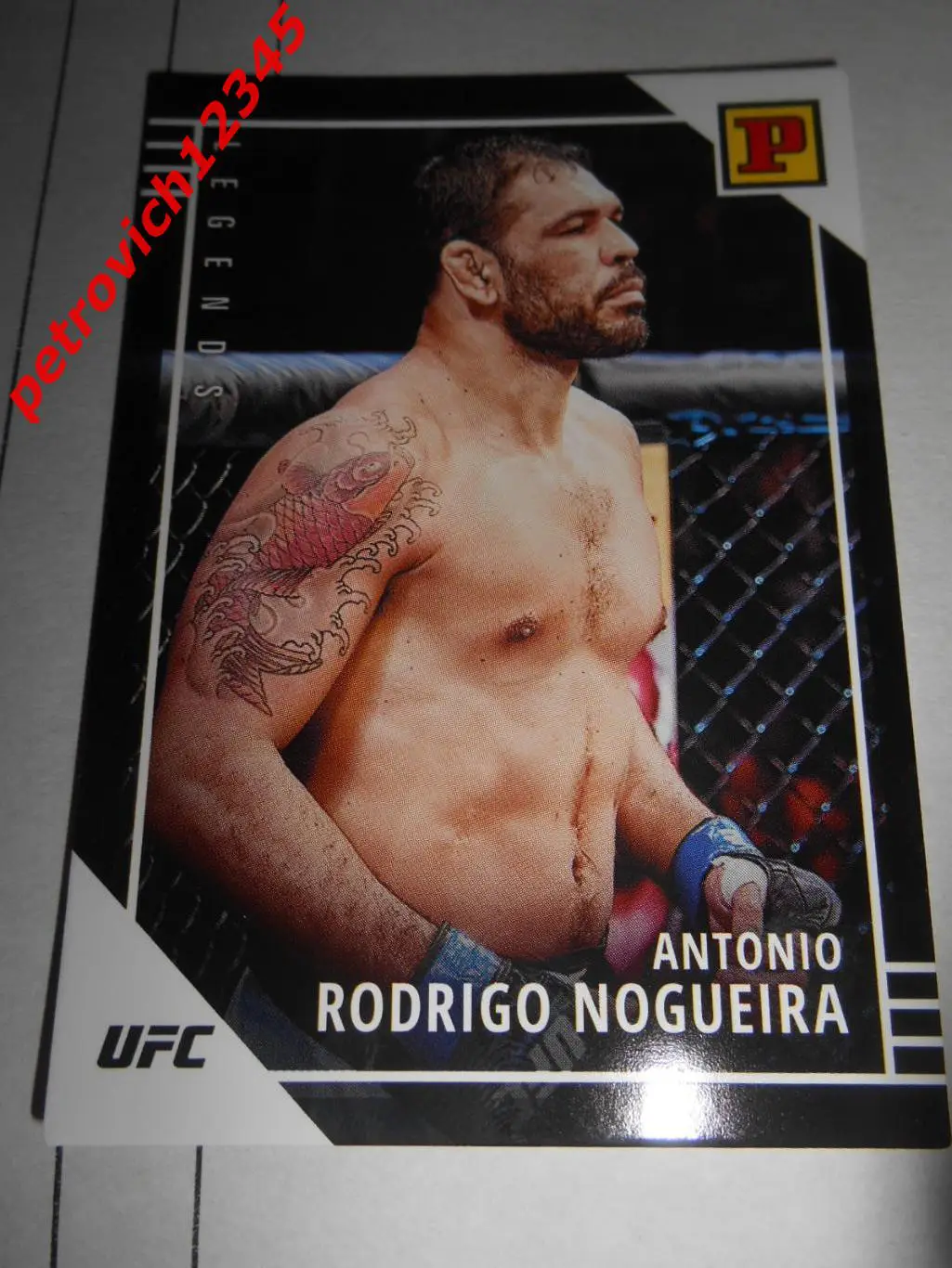 карточка - PANINI UFC Debut edition 2022. - Antonio Rodrigo Nogueira