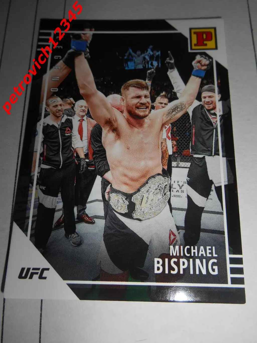 карточка - PANINI UFC Debut edition 2022. - Michael Bisping