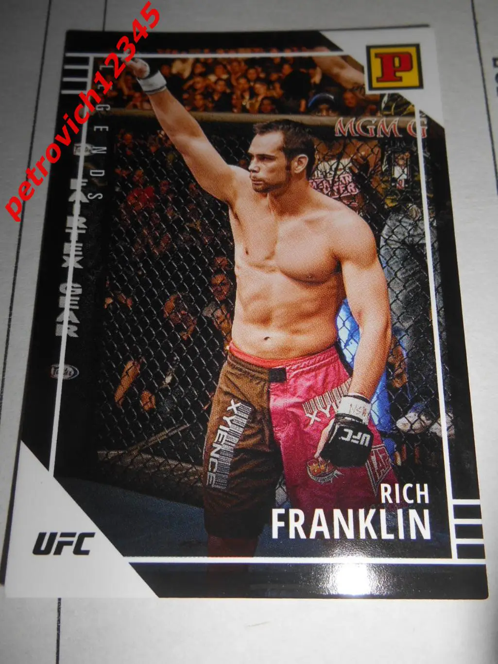 карточка - PANINI UFC Debut edition 2022. - Rich Franklin