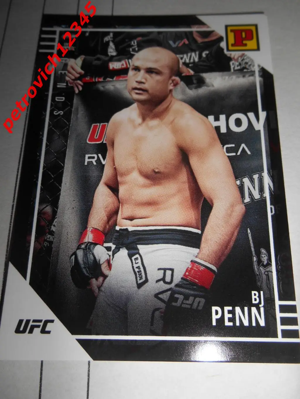 карточка - PANINI UFC Debut edition 2022. - BJ Penn