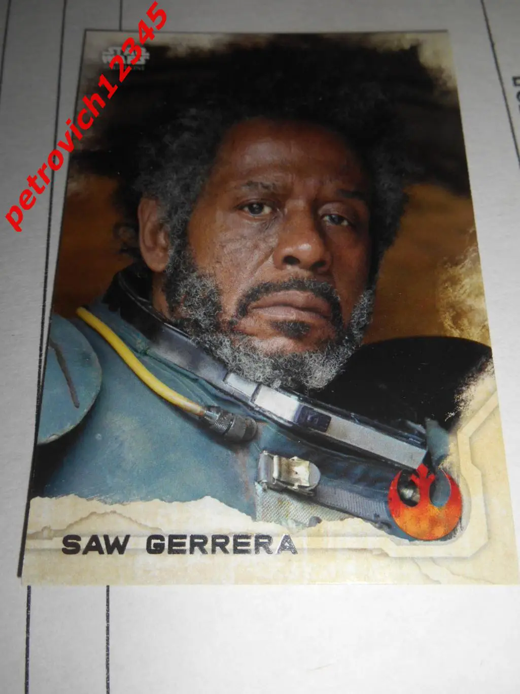 карточка - 2016 Topps Star Wars Rogue One Series 1 - 6 - Saw Gerrera