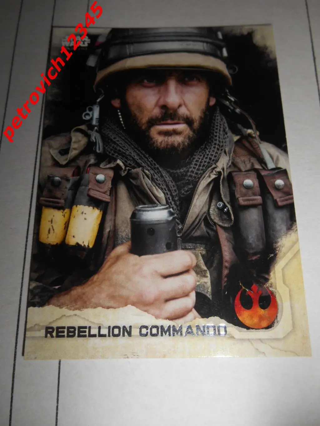 карточка - 2016 Topps Star Wars Rogue One Series 1 - 75 - Rebellion Commando