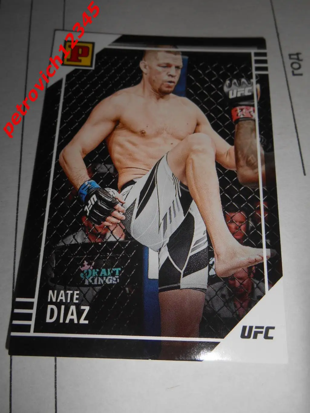 карточка - PANINI UFC Debut edition 2022. - Nate Diaz