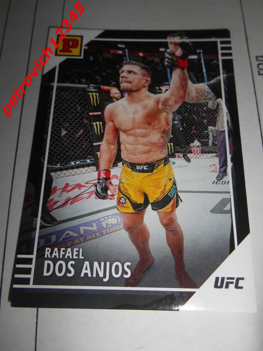 карточка - PANINI UFC Debut edition 2022. - Rafael dos Anjos