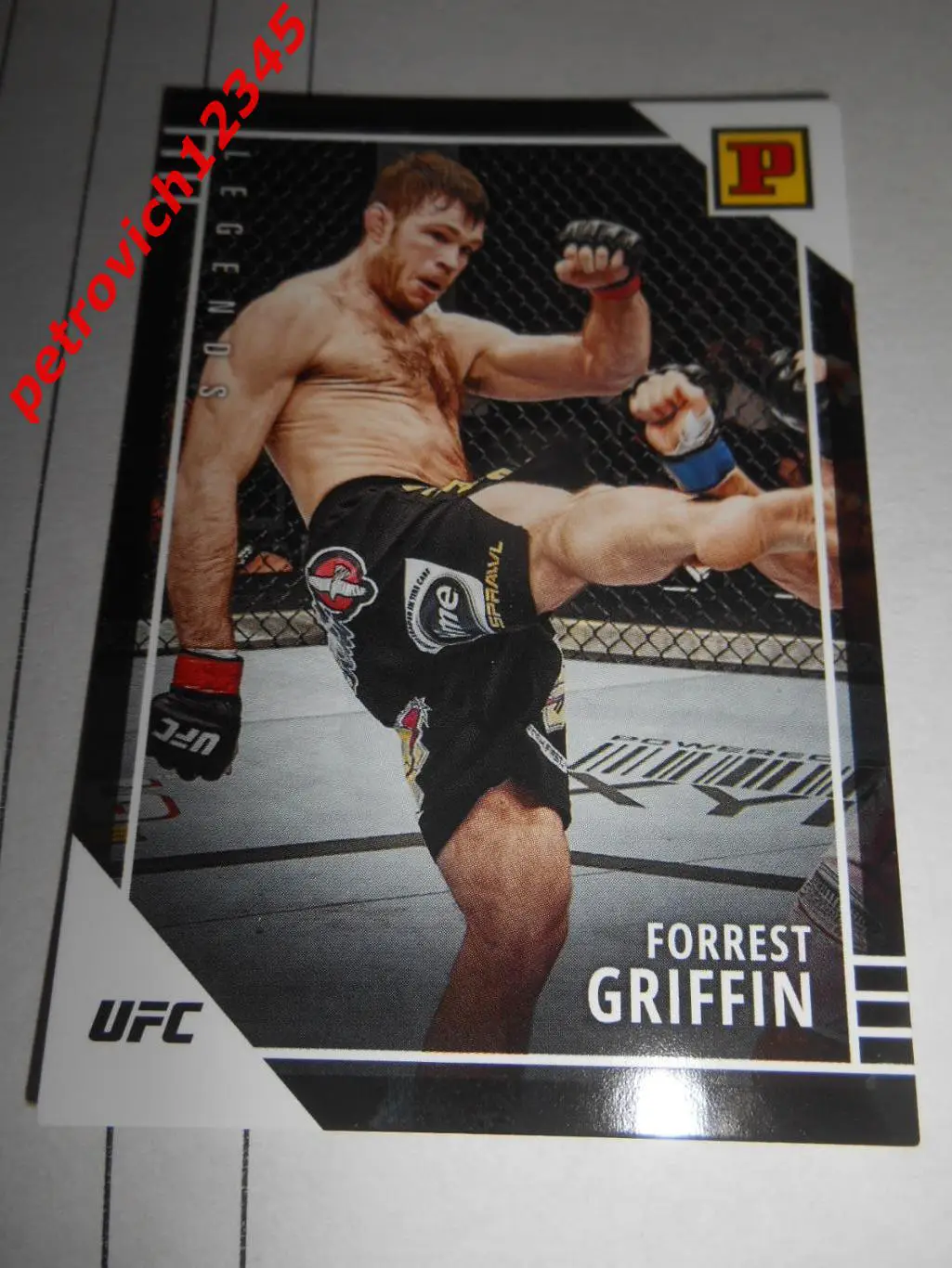 карточка - PANINI UFC Debut edition 2022. - Forrest Griffin