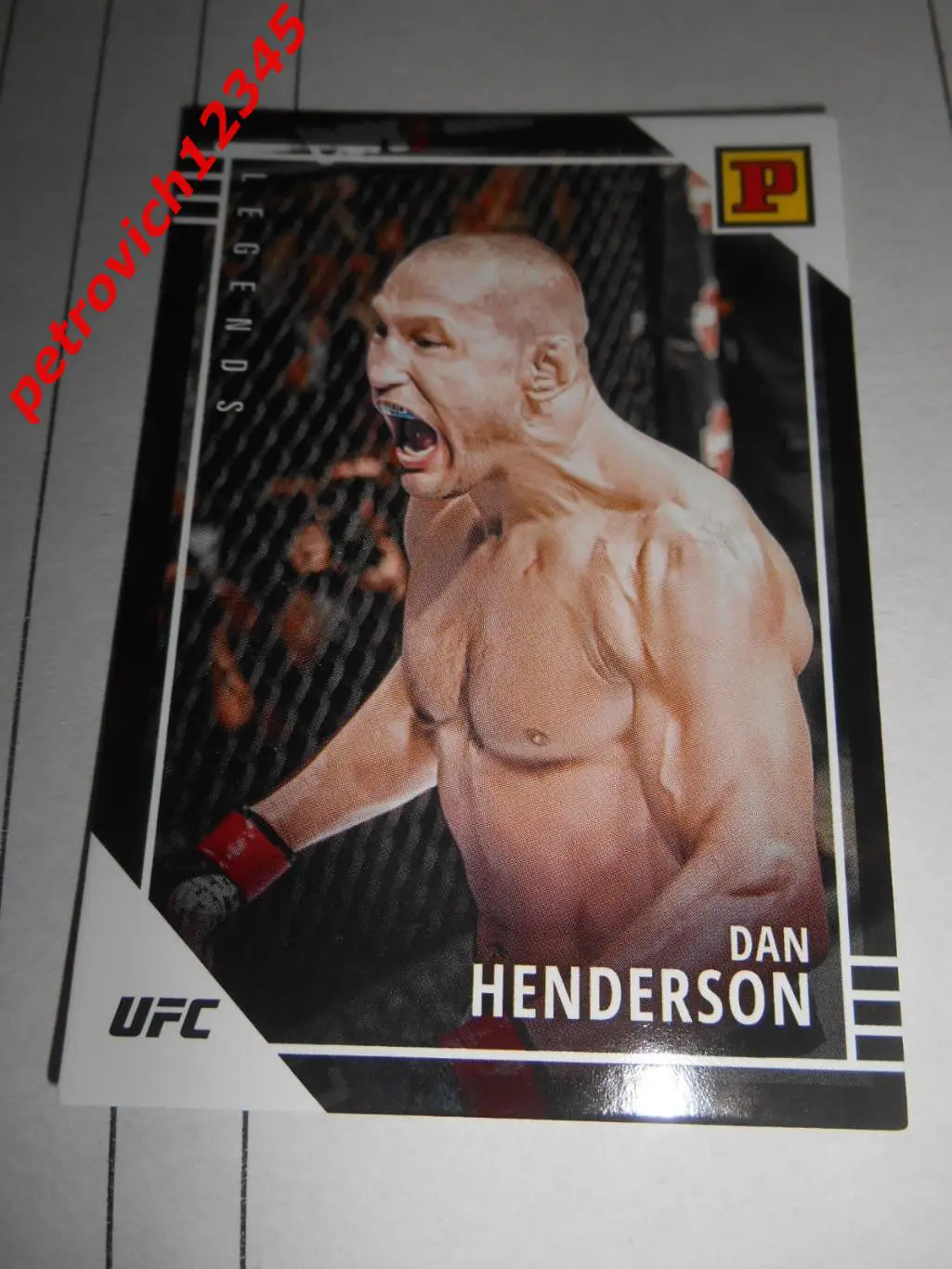 карточка - PANINI UFC Debut edition 2022. - Dan Henderson