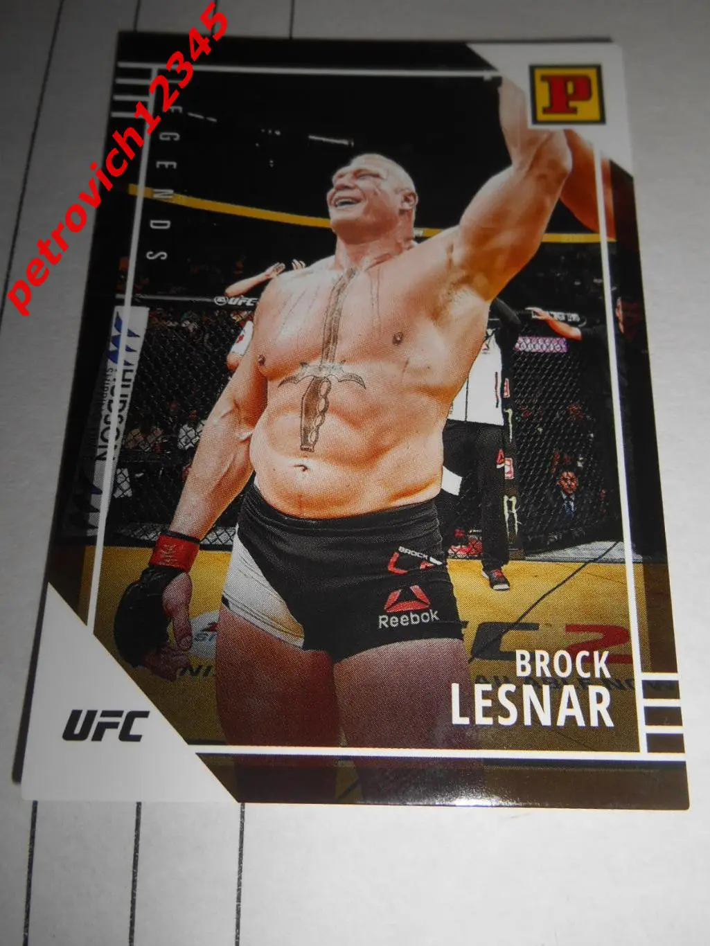 карточка - PANINI UFC Debut edition 2022. - Brock Lesnar