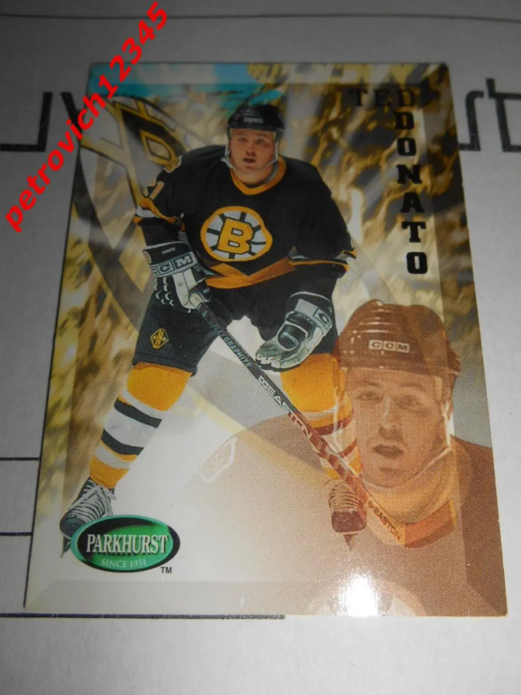 хоккей.карточка - 17 - Ted Donato - Boston Bruins