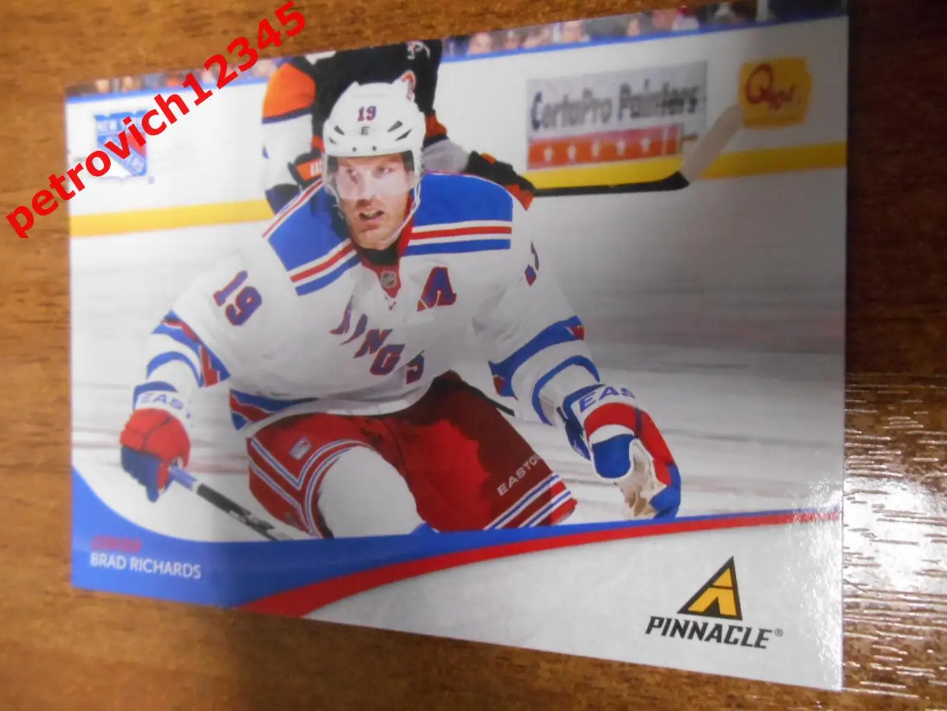 хоккей.карточка - 65 - Brad Richards - New York Rangers