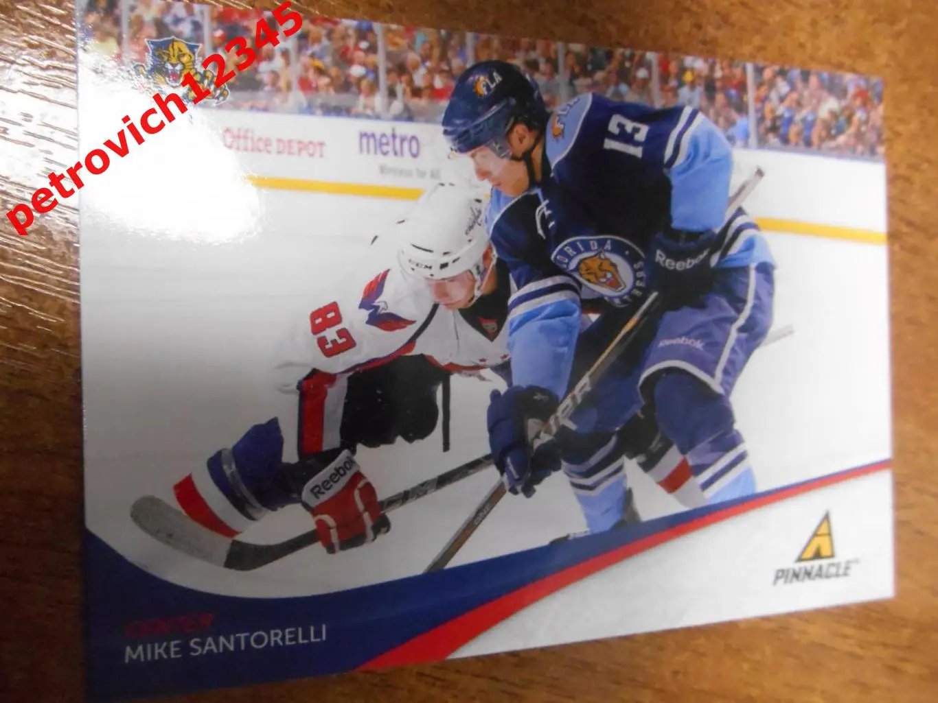 хоккей.карточка - 189 - Mike Santorelli - Florida Panthers.
