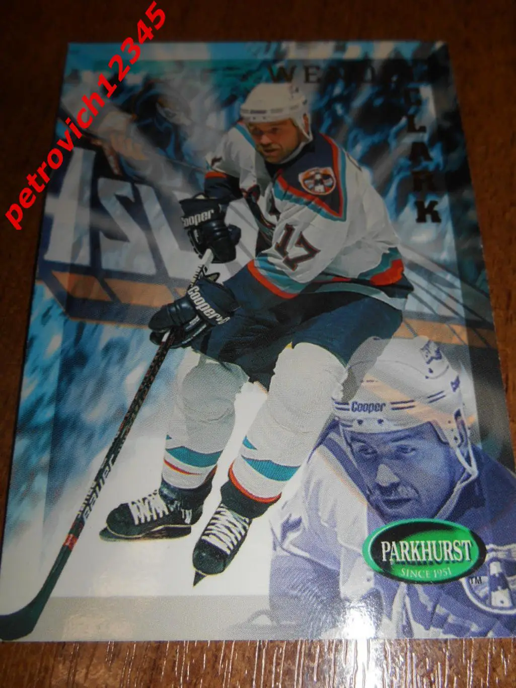 хоккей.карточка - 399 - Wendel Clark - New York Islanders