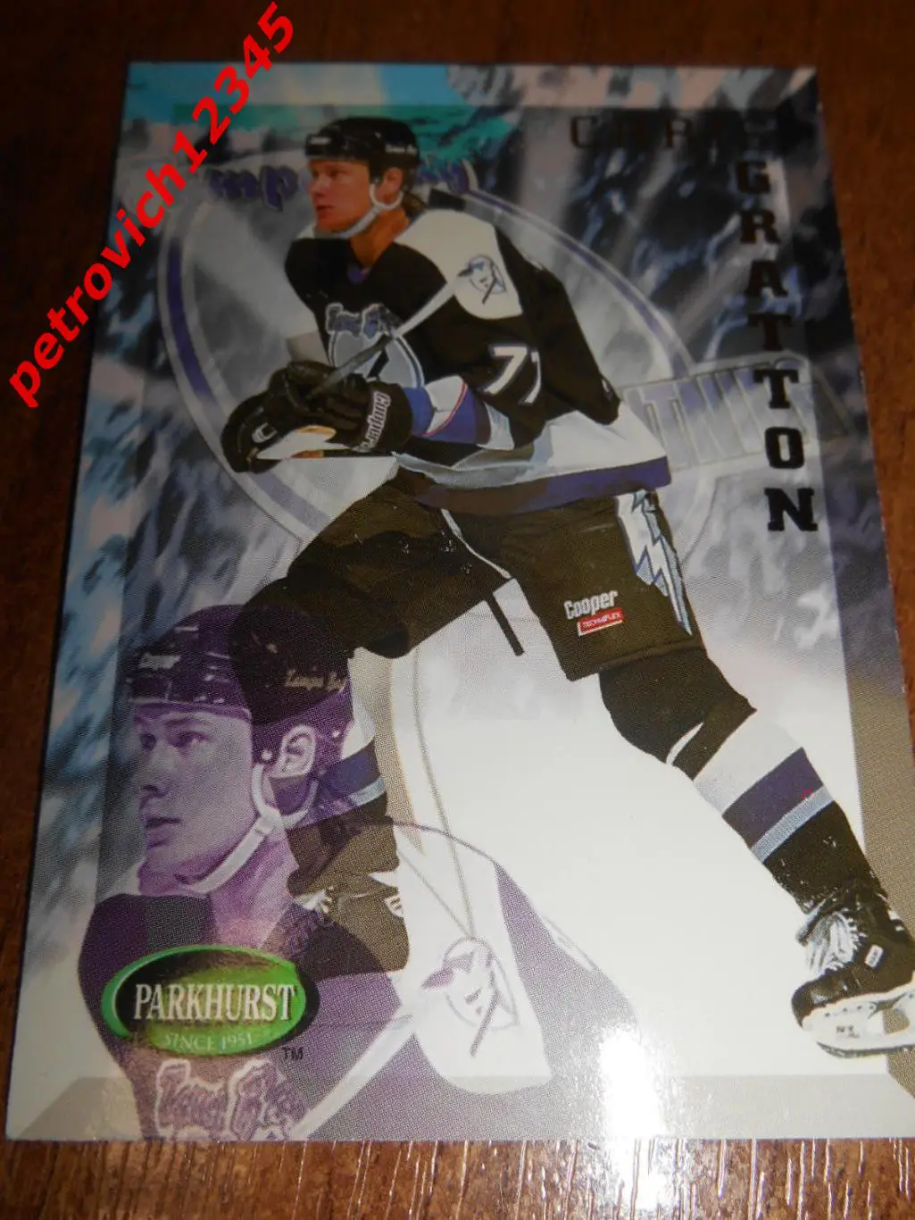 хоккей.карточка - 462 - Chris Gratton - Tampa Bay Lightning