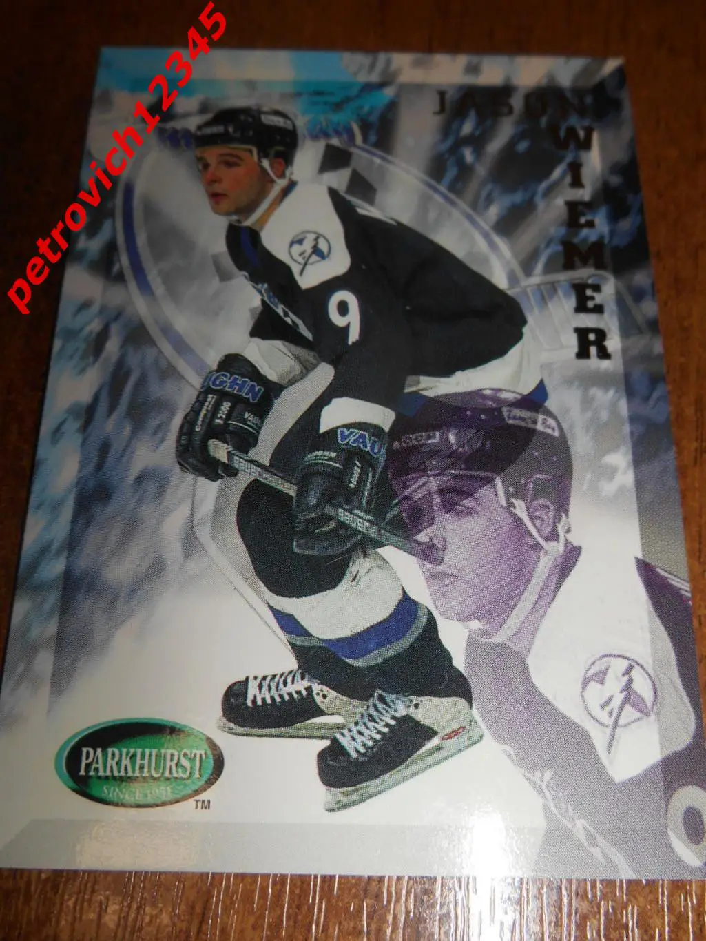 хоккей.карточка - 193 - Jason Wiemer - Tampa Bay Lightning