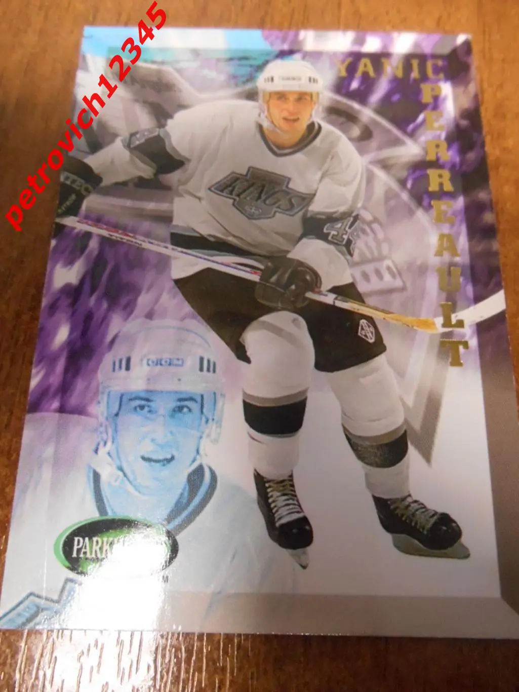 хоккей.карточка - 372 - Yanic Perreault - Los Angeles Kings