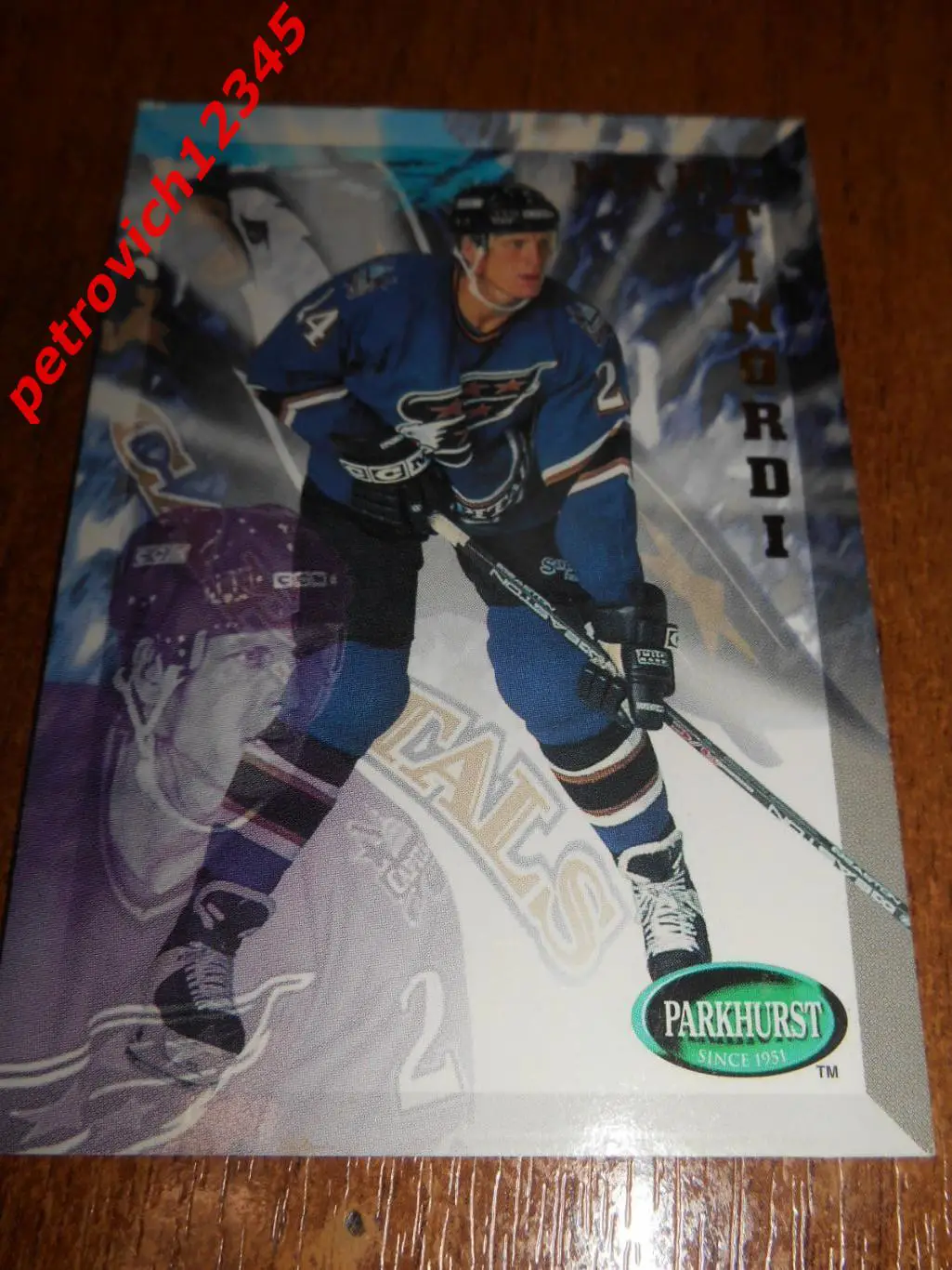 хоккей.карточка - 224 - Mark Tinordi - Washington Capitals