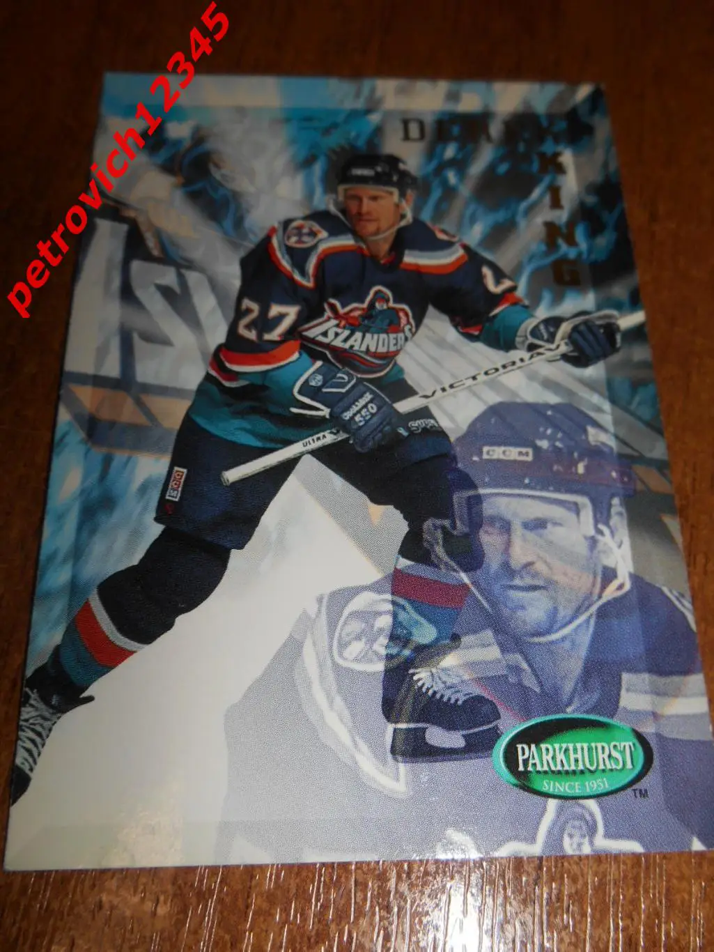 хоккей.карточка - 132 - Derek King - New York Islanders