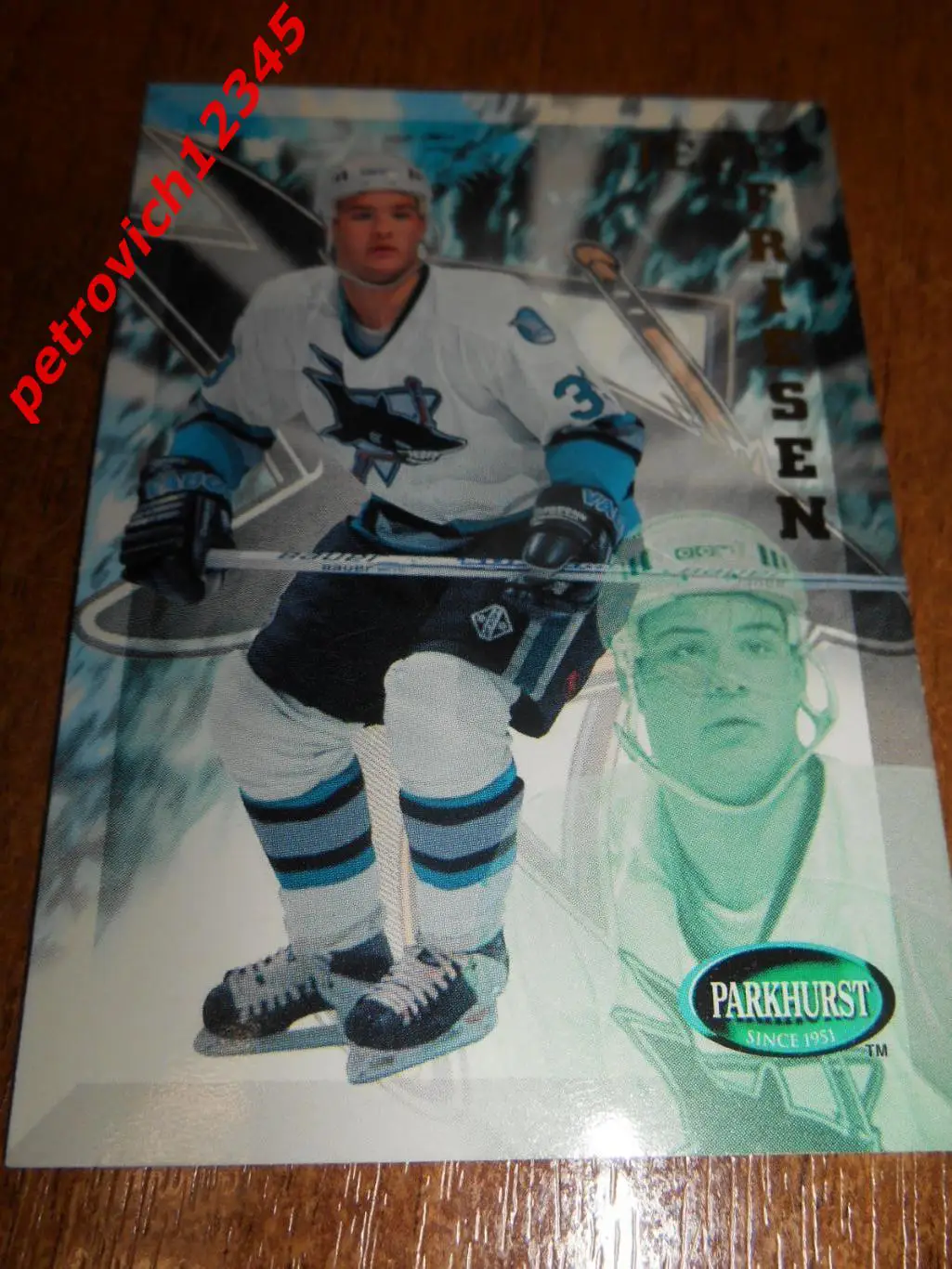 хоккей.карточка - 182 - Jeff Friesen - San Jose Sharks